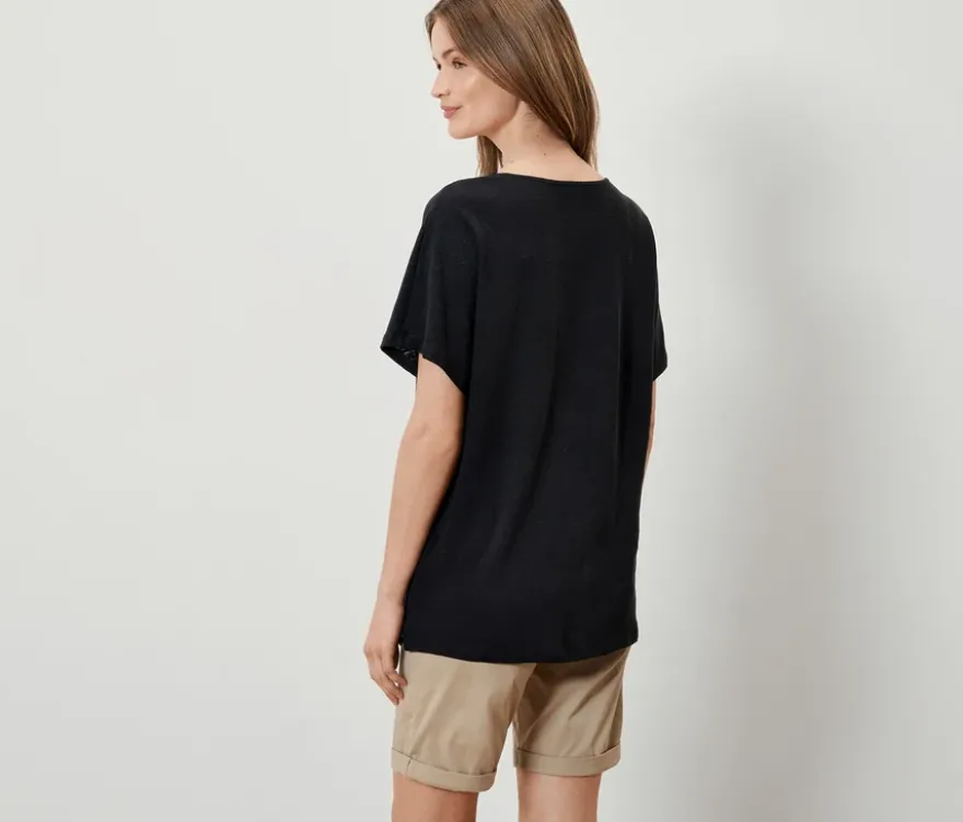 Shirt aus Leinenmix