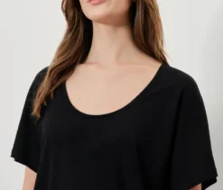 Shirt aus Leinenmix
