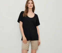 Shirt aus Leinenmix