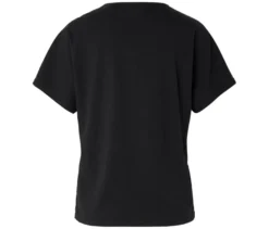 Shirt aus Leinenmix, schwarz