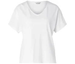 Shirt aus Leinenmix, weiß