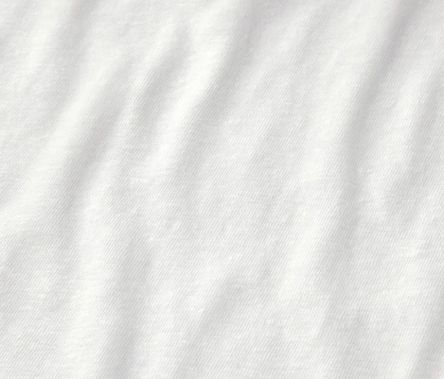 Shirt aus Leinenmix, weiß