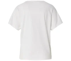 Shirt aus Leinenmix, weiß