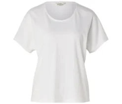 Shirt aus Leinenmix, weiß