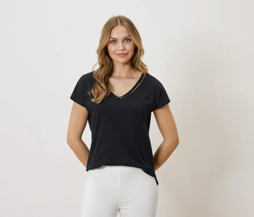 Shirt aus Modalmix