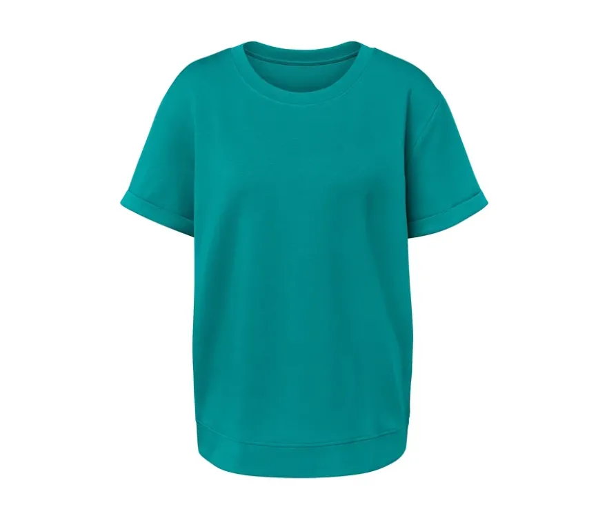Shirt aus Modalmix, aqua