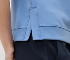 Shirt aus Modalmix, blau