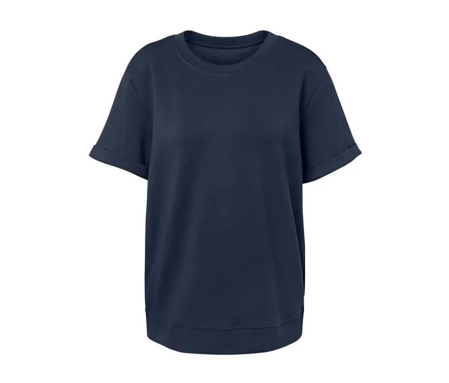 Shirt aus Modalmix, dunkelblau