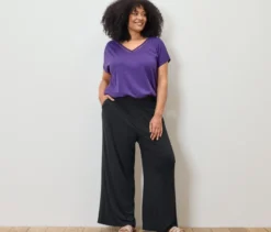 Shirt aus Modalmix, lila