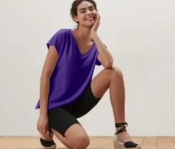 Shirt aus Modalmix, lila