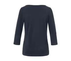 Shirt mit 3/4-Arm, dunkelblau