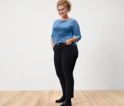 Shirt mit 3/4-Arm, hellblau
