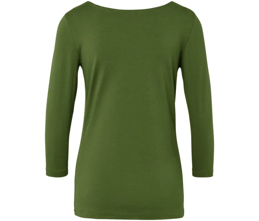 Shirt mit 3/4-Arm, Hellgrün