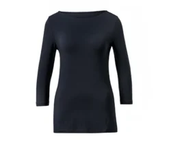 Shirt mit 3/4-Arm, navy