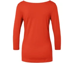 Shirt mit 3/4-Arm, orange