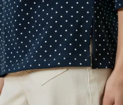 Shirt mit 3/4-Arm, Punkte