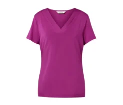 Shirt mit Faltendetail, berry