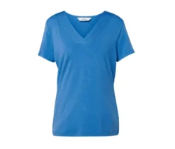 Shirt mit Faltendetail, kobaltblau