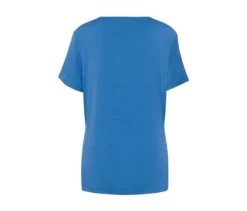 Shirt mit Faltendetail, kobaltblau