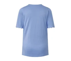 Shirt mit Raffung, hellblau