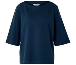 Shirt mit Struktur, dunkelblau