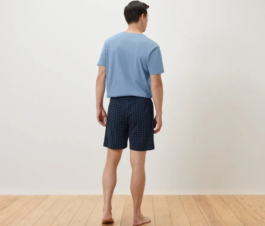 Shorty-Pyjama-Set, Alloverprint