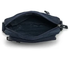 Sicherheits-Umhänge-und-Bauchtasche, blau