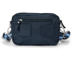 Sicherheits-Umhänge-und-Bauchtasche, blau