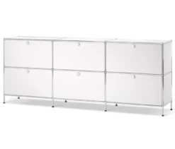 Sideboard »CN3« mit 6 Klappen, weiß