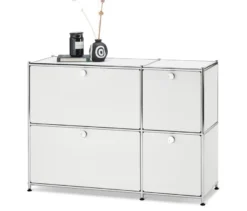 Sideboard »CN3« mit 4 Klappen, weiß