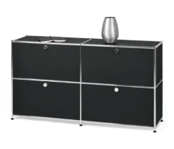 Sideboard »CN3« mit vier Klappen, schwarz