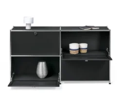 Sideboard »CN3« mit vier Klappen, schwarz