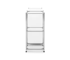 Sideboard Metall »CN3« mit 2 Klappenfächern, weiß