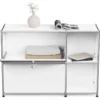 Sideboard Metall »CN3« mit 2 Klappenfächern, weiß