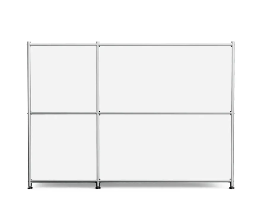Sideboard Metall »CN3« mit 2 Klappenfächern, weiß