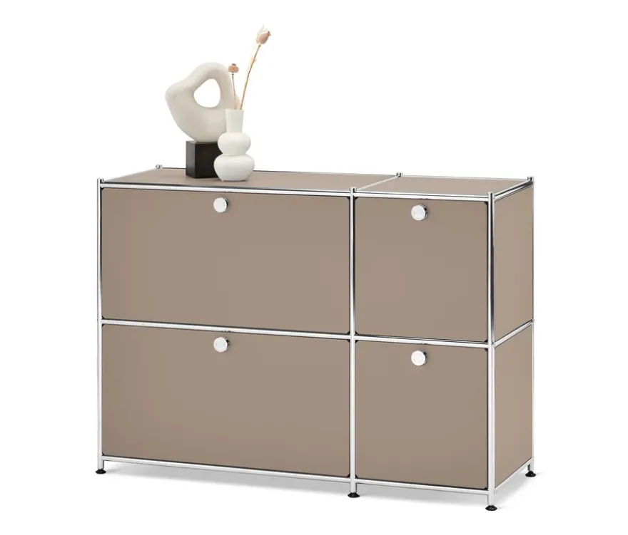 Sideboard Metall »CN3« mit 4 Klappenfächern
