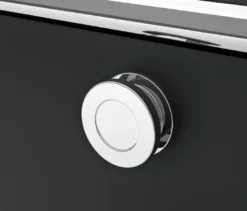 Sideboard Metall »CN3« mit 4 Klappenfächern, schwarz