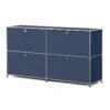 Sideboard Metall »CN3« mit 4 Klappenfächern, dunkelblau