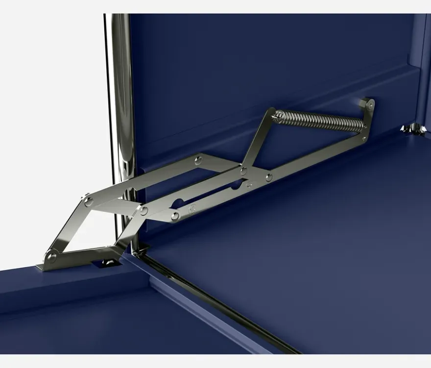 Sideboard Metall »CN3« mit 4 Klappenfächern, dunkelblau