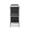 Sideboard Metall »CN3« mit 2 Klappenfächern, schwarz
