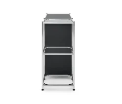 Sideboard Metall »CN3« mit 2 Klappenfächern, schwarz