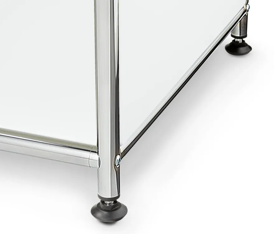 Sideboard Metall »CN3« mit versetzbaren Klappenfächern, weiß