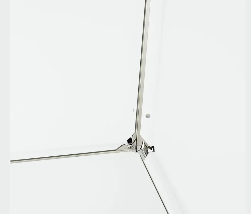 Sideboard Metall »CN3« mit versetzbaren Klappenfächern, weiß
