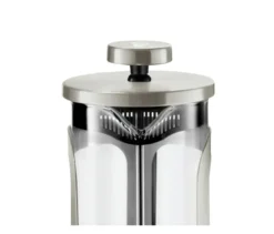 Siebstempelkanne 300 ml, 2 Tassen, silber