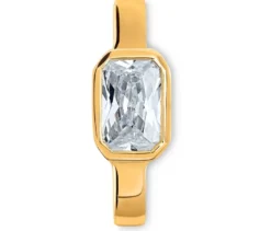 925 Silber Creolen »Baguette«
