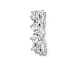 925 Silber Earcuff »Double Row«