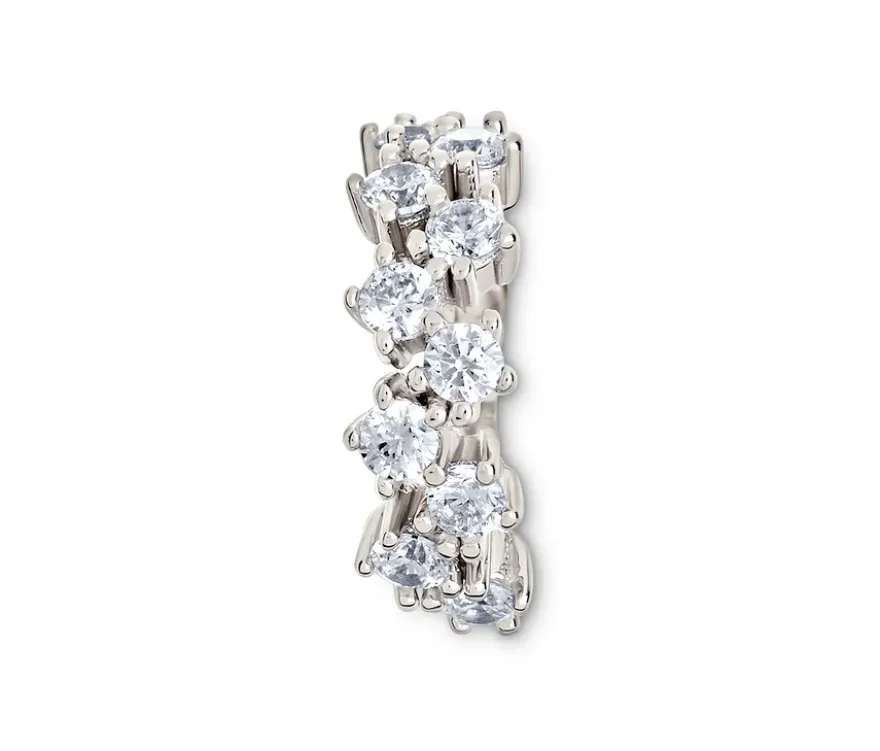 925 Silber Earcuff »Double Row«
