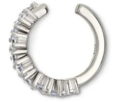 925 Silber Earcuff »Double Row«