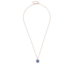 925 Silber Kette »Blau Cluster«