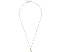 925 Silber Kette rosévergoldet mit Muschelkernperle